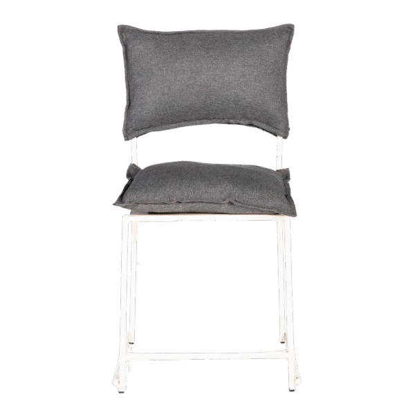 Silla 99 Beige con Cojín Gris