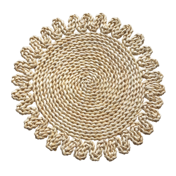 Plato Base de Rattan