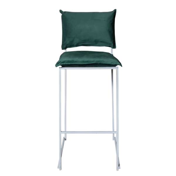 Banco 99 Blanco con Cojín Verde