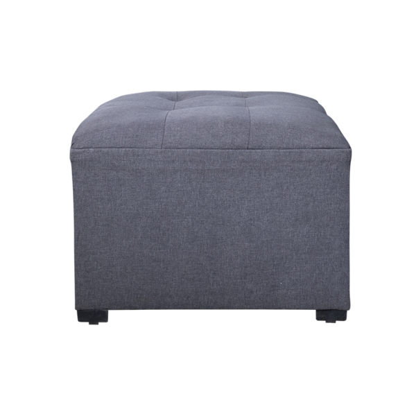 Taburete Sala Lounge Capitonado sin Respaldo